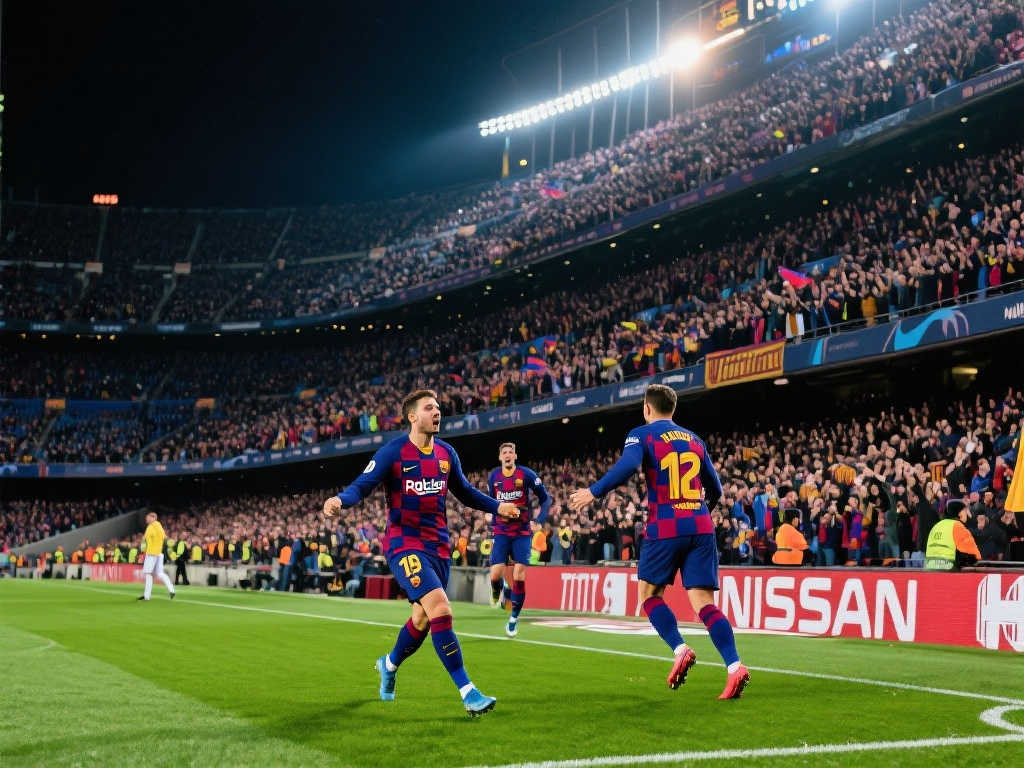 【欧冠】莱万双响拉菲建功，巴萨4-0狂胜多特蒙德 主场称雄